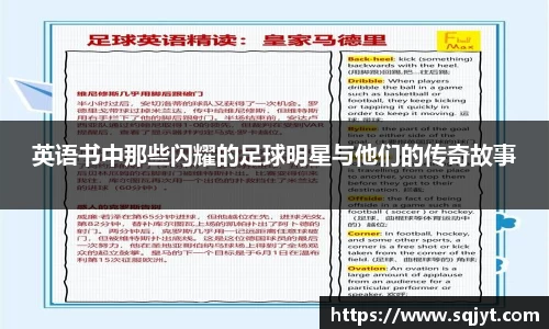 英语书中那些闪耀的足球明星与他们的传奇故事